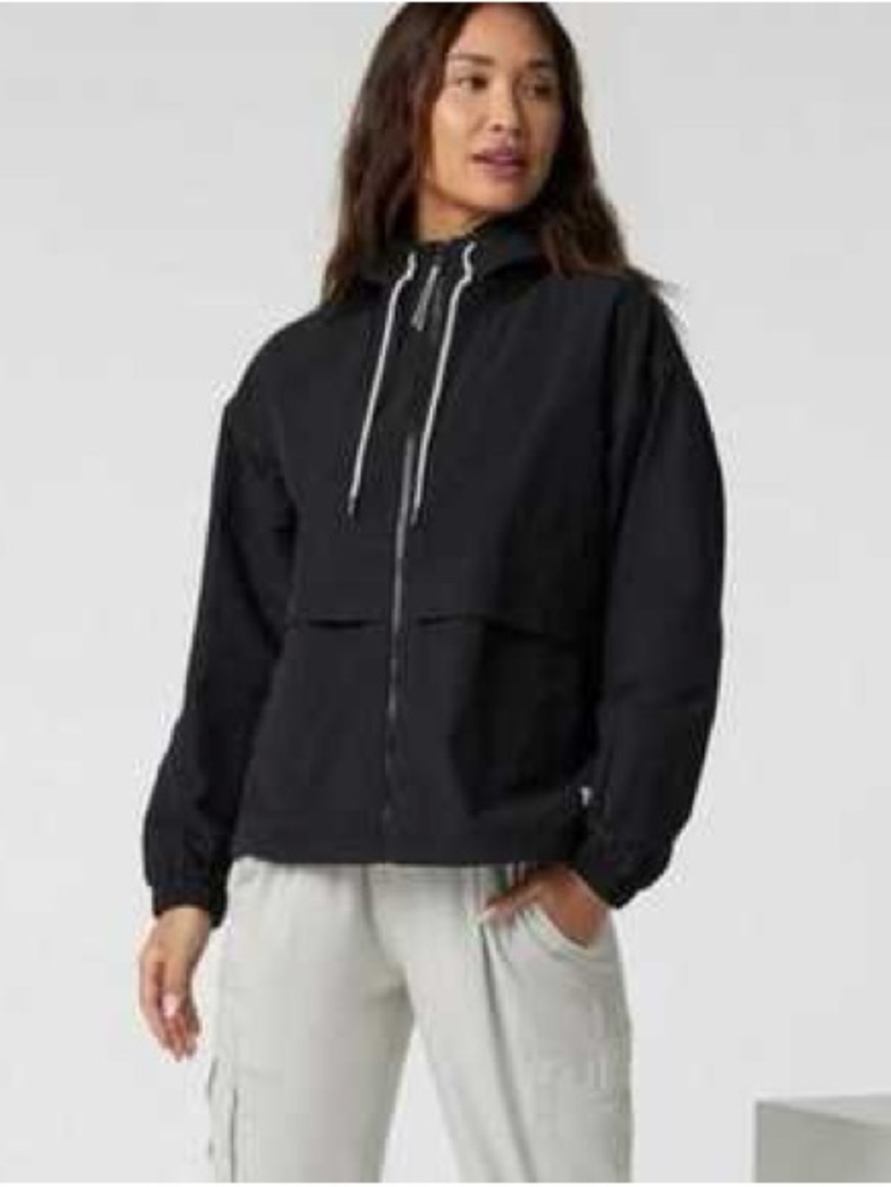 Vuori Willow Black Lightweight Zip-Up Jacket water resistant for Women small